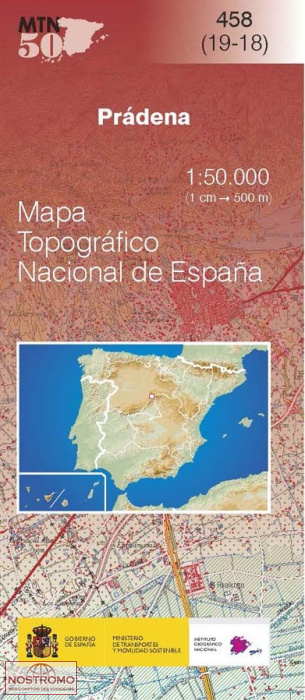 458 PRÁDENA | CNIG topographical map