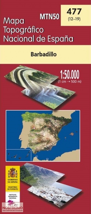 477 BARBADILLO | carte topographique CNIG