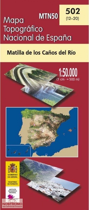 502 MATILLA DE LOS CAÑOS DEL RÍO | carte topographique CNIG