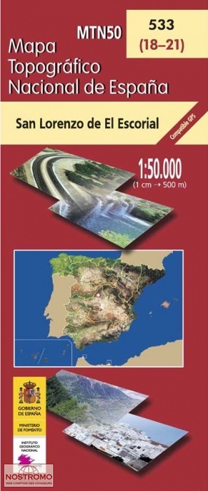 533 SAN LORENZO DE EL ESCORIAL | CNIG topographical map