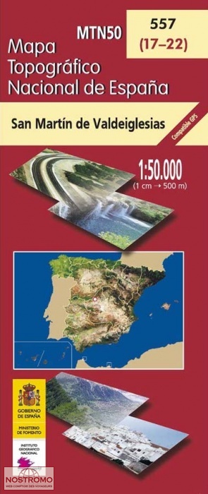 557 SAN MARTIN DE VALDEIGLESIAS | CNIG topographical map
