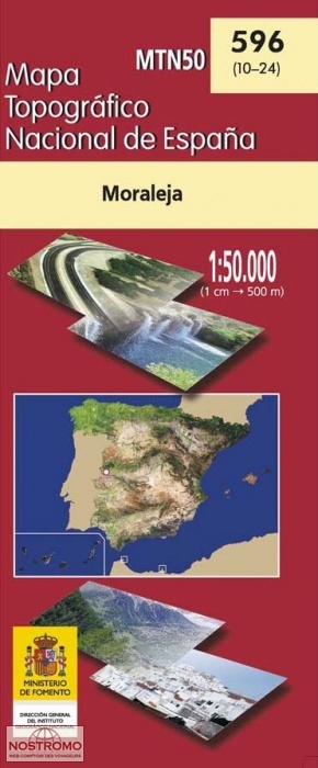 596 MORALEJA | carte topographique CNIG