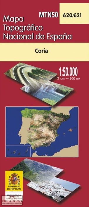 620/621 CORIA | carte topographique CNIG