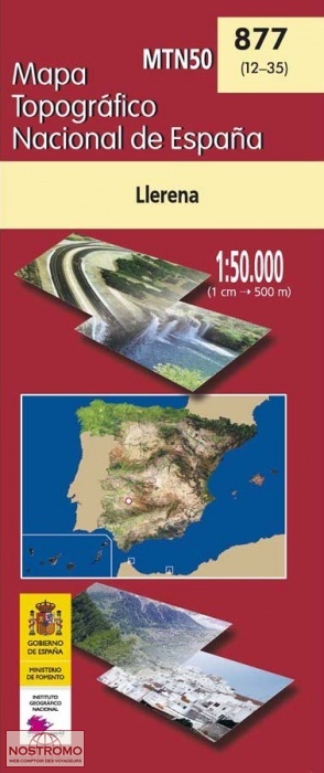 877 LLERENA | carte topographique CNIG