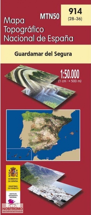 914 GUARDAMAR DEL SEGURA | carte topographique CNIG