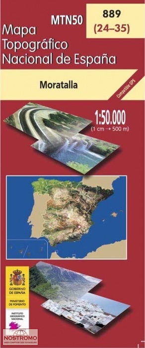 889 MORATALLA | CNIG topographical map