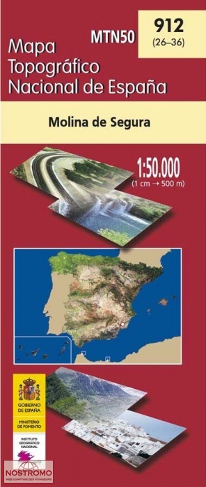 912 MOLINA DE SEGURA | carte topographique CNIG