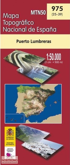 975 PUERTO LUMBRERAS | carte topographique CNIG