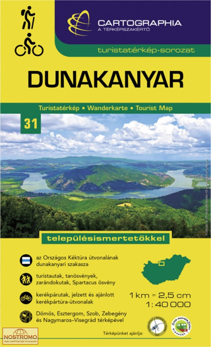 31 DUNAKANYAR | carte de randonnée Cartographia