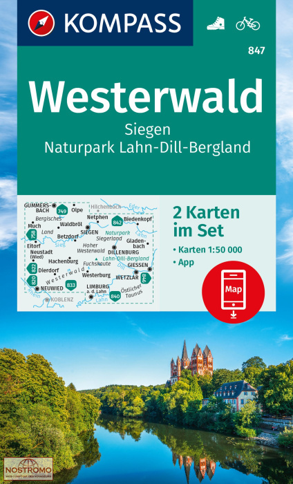 847 WESTERWALD | Kompass hiking maps