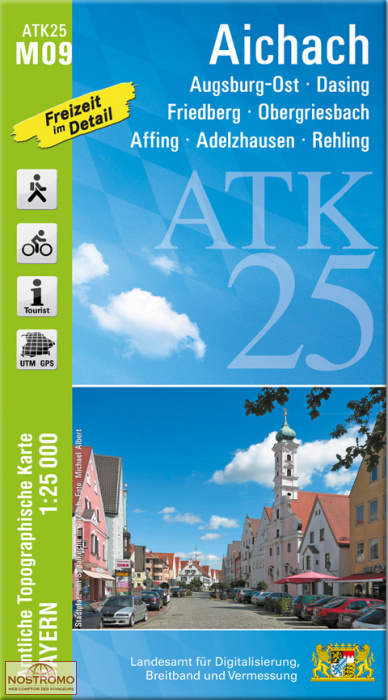 ATK25 - M09 AICHACH | LDBV hiking map