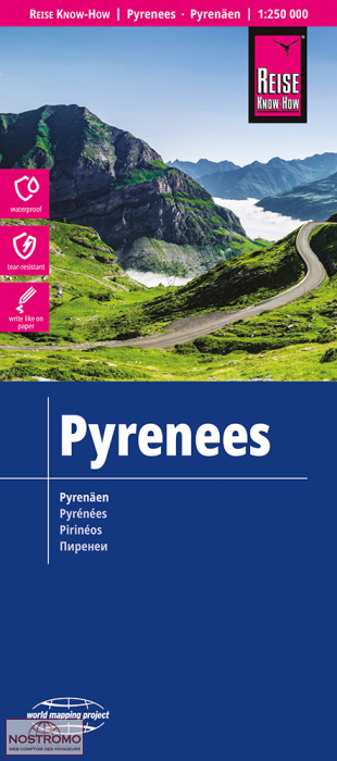 PYRENEES | Reise Know-How road map