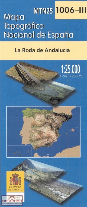 1006-3 LA RODA DE ANDALUCÍA | carte topographique CNIG