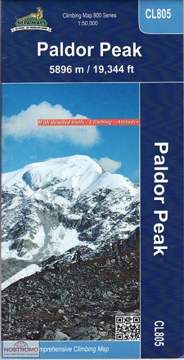 PALDOR PEAK - CL 805 | Nepamaps trekking map