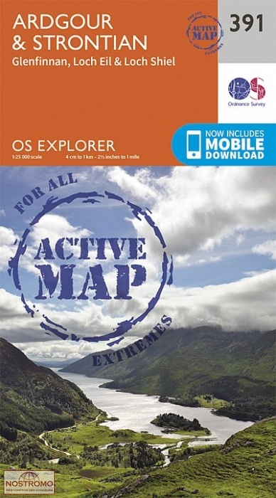 391 ARDGOUR & STRONTIAN | OS hiking map