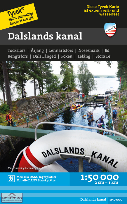DALSLANDS KANAL | carte de randonnée Calazo