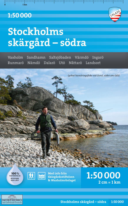 STOCKHOLMS SKÄRGÅRD SÖDRA | Calazo hiking map