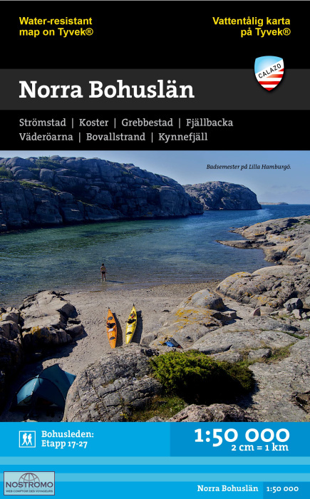 NORRA BOHUSLÄN | carte de randonnée Calazo