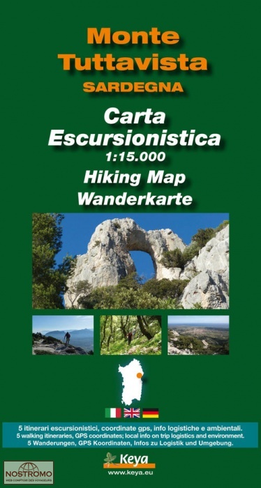 MONTE TUTTAVISTA | Spanu hiking map
