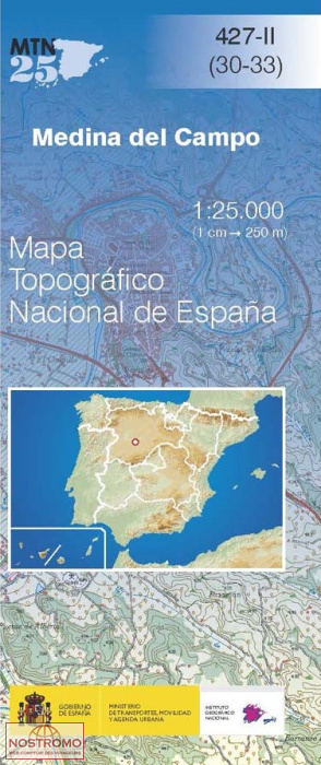427-2 MEDINA DEL CAMPO | carte topographique CNIG