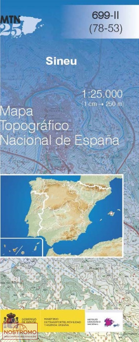 699-2 SINEU | carte topographique CNIG