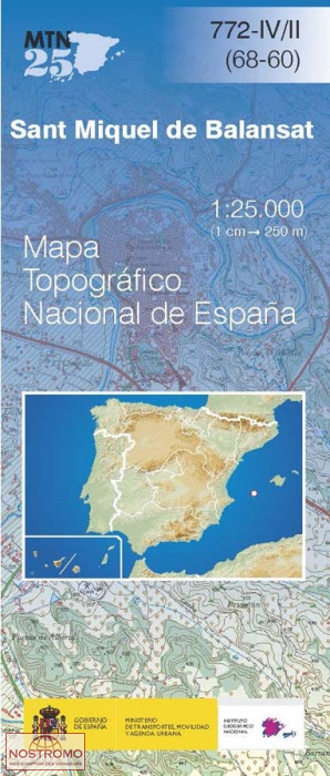 772-4/2 SANT MIQUEL DE BALANSAT | carte topographique CNIG