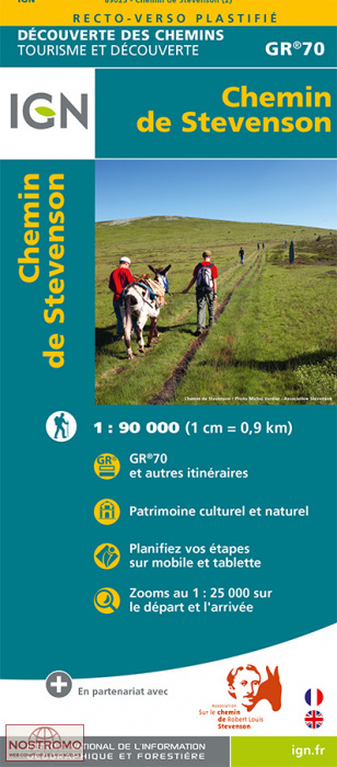 CHEMIN DE STEVENSON | carte de randonnée IGN