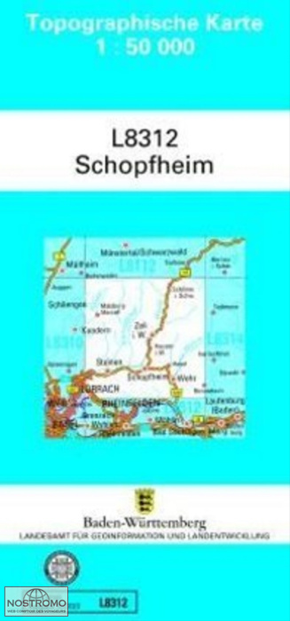 L8312 SCHOPFHEIM | carte topographique LGL