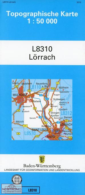 L8310 LÖRRACH | carte topographique LGL