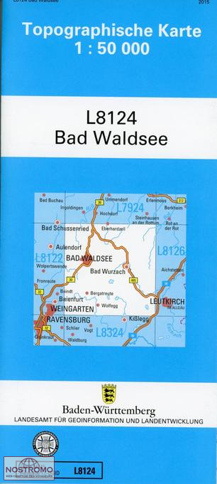 L8124 BAD WALDSEE | carte topographique LGL