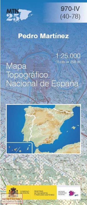 0970-4 PEDRO MARTÍNEZ | carte topographique CNIG