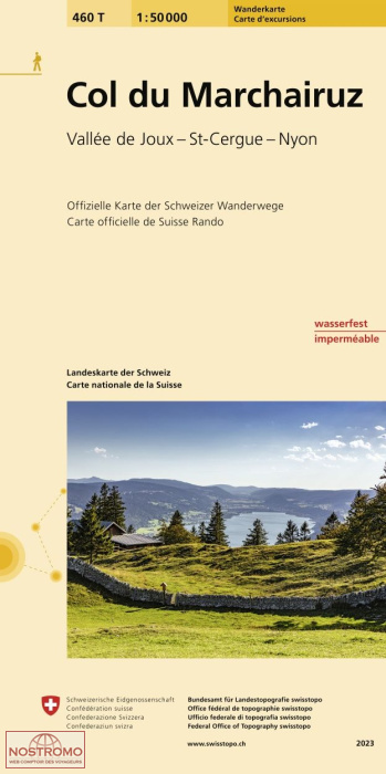 460T COL DU MARCHAIRUZ | carte de randonnée Swisstopo | nostromoweb