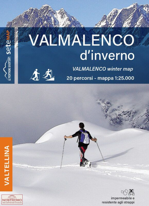VALMALENCO D'INVERNO | Sete Map ski touring map