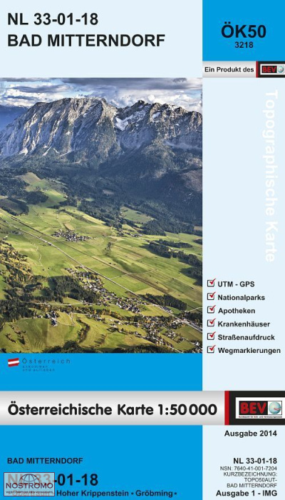 3218 BAD MITTERNDORF | BEV topographical map