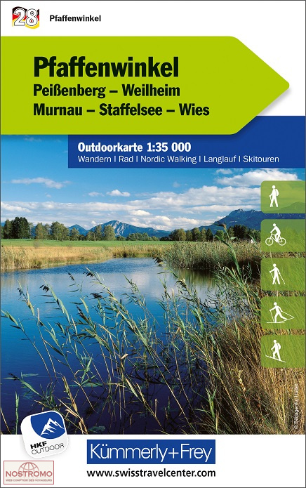 28 PFAFFENWINKEL | carte de randonnée Kummerly+Frey
