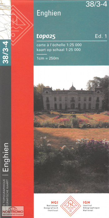 38/3-4 ENGHIEN | carte topographique NGI/IGN