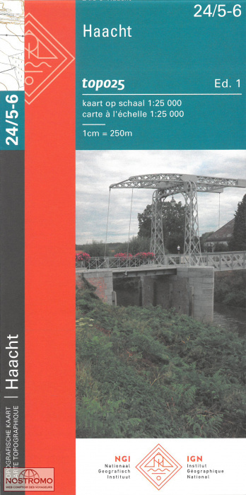 24/5-6 HAACHT | carte topographique NGI/IGN
