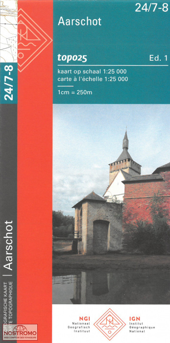 24/7-8 AARSCHOT | carte topographique NGI/IGN