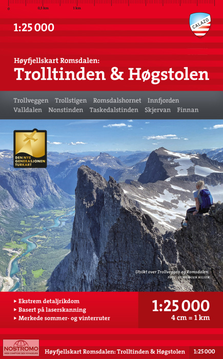 TROLLTINDEN & HØGSTOLEN | Calazo hiking map