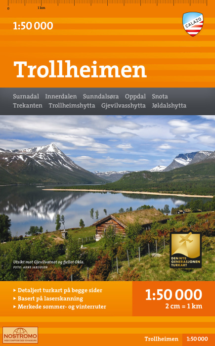 TROLLHEIMEN | Calazo hiking map