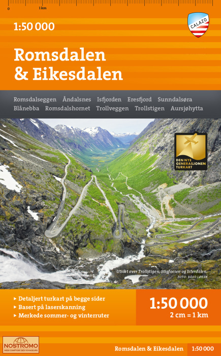 ROMSDALEN & EIKESDALEN | Calazo hiking map