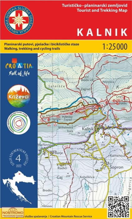 25 KALNIK | HGSS hiking map