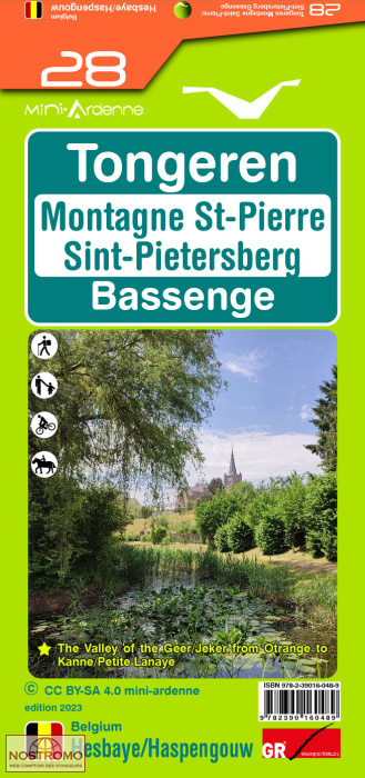 28 TONGEREN - MONTAGNE ST-PIERRE | carte de randonnée Mini-Ardenne