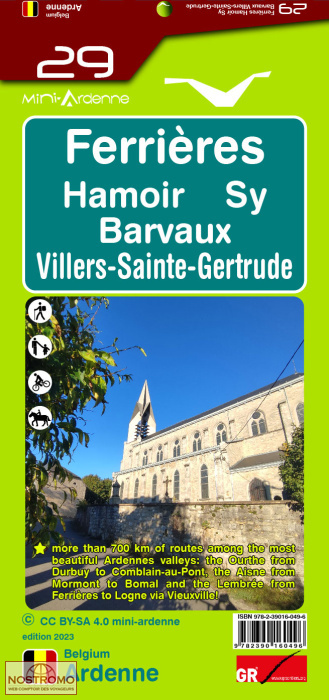 29 FERRIÈRES - HAMOIR - SY | carte de randonnée Mini-Ardenne