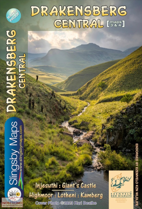 DRAKENSBERG CENTRAL | Slingsby hiking map