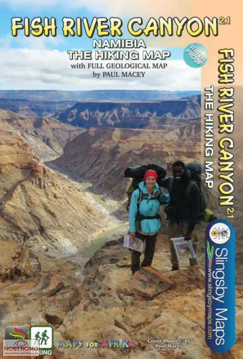 FISH RIVER CANYON | carte de randonnée Slingsby