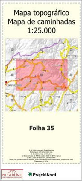 035 LEBUÇAO (VALPAÇOS) | carte topographique Projektnord