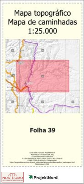 039 QUINTANILHA (BRAGANÇA) | carte topographique Projektnord