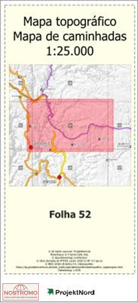 052 AVELANOSO (VIMIOSO) | carte topographique Projektnord
