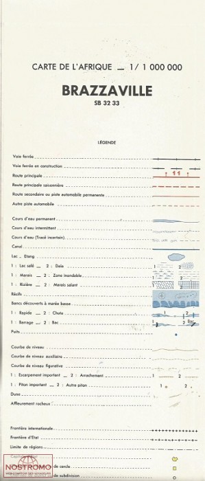 CIM BRAZZAVILLE | carte topographique IGN